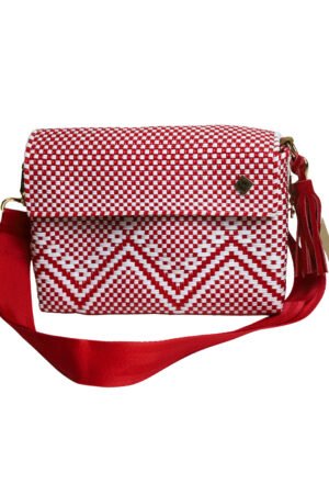 29 Cross Body Blanca Roja