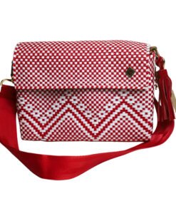 Cross Body Blanca Roja