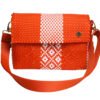 Bolsa Crossbody Naranja Blanco
