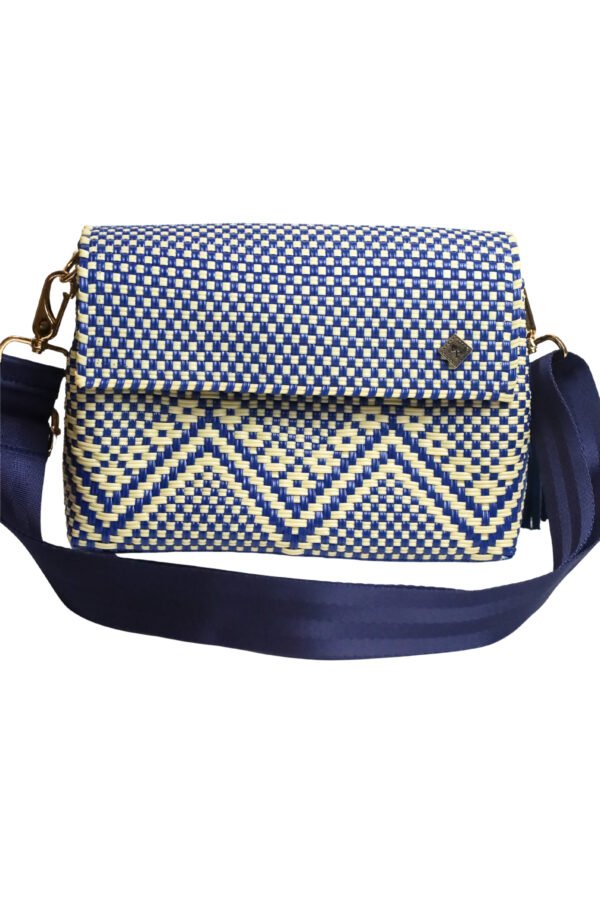 Cross Body Beige, Azul Rey