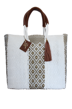 Frida Mediana Blanca Dorada