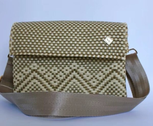 Cross Body Gold with beige
