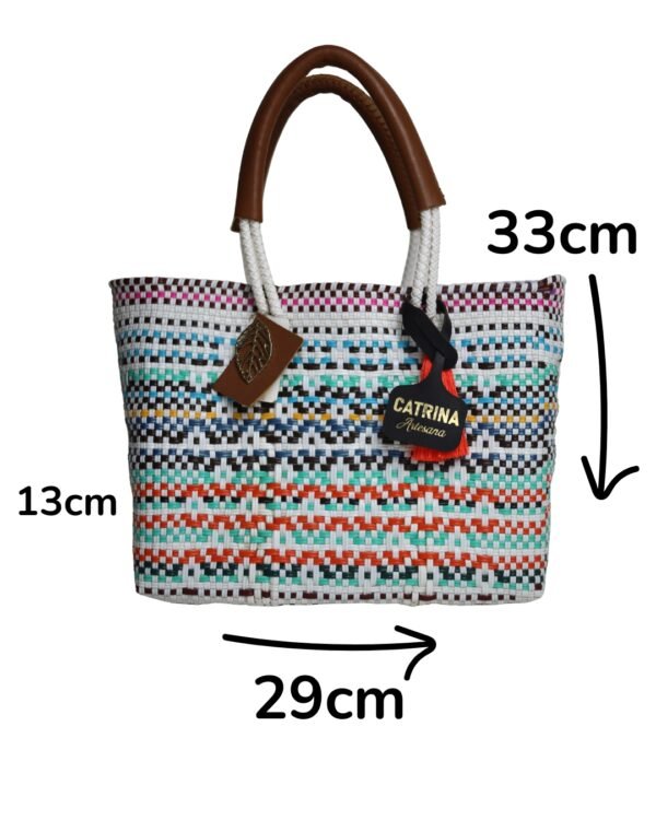 Mini Frida Artisan Bag – Handwoven Mexican Multicolor Bag