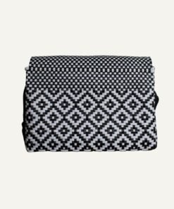 Alternative view of CROSS BODY BLACK AND WHITE