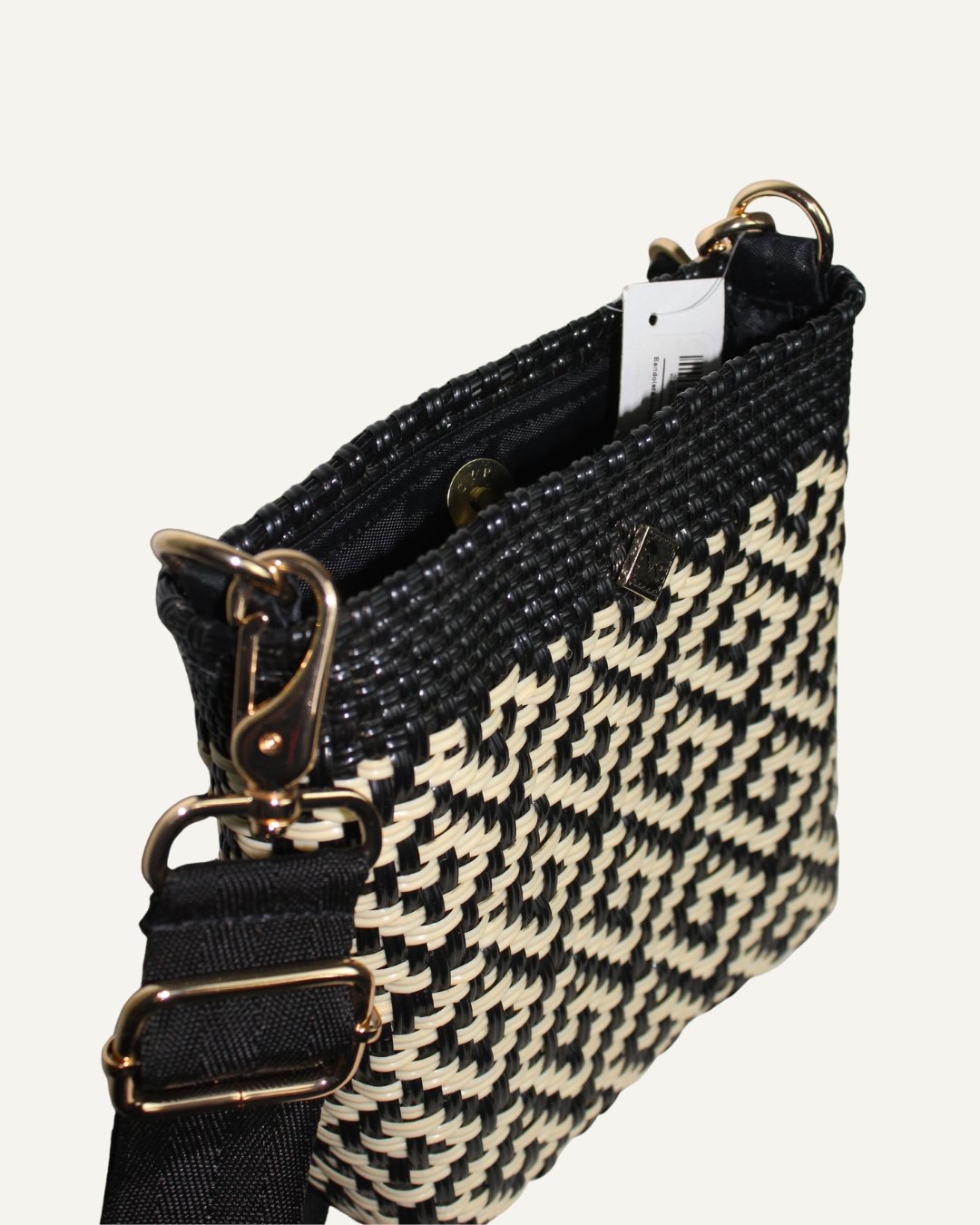 BANDOLERA BEIGE AND BLACK - Image 2