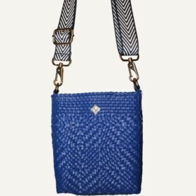 bandolera navy blue