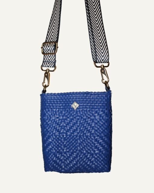 bandolera navy blue