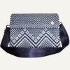 CROSS BODY BLUE AND WHITE
