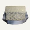 CROSS BODY BEIGE AND SILVER