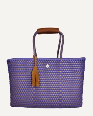 MERCADITO TOTE BAG PURPLE